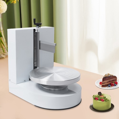 Cake Cream Smooth Coating Spreading Machine Tabletop Cake Decorating Machine gallery