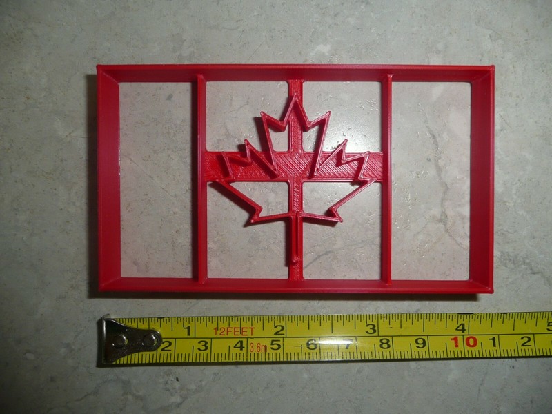 CANADA FLAG MAPLE LEAF CANADIAN COUNTRY COOKIE CUTTER USA PR4109 gallery