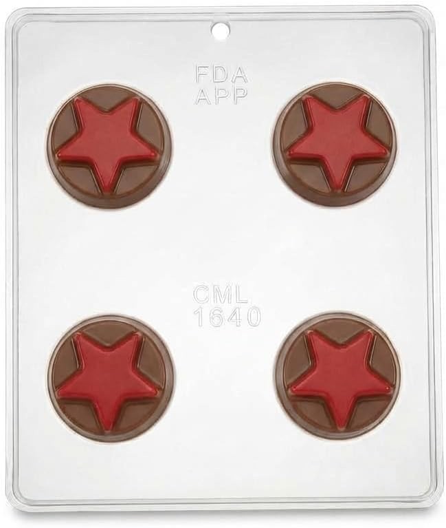 Star Chocolate Oreo Cookie Mold 1640 NEW gallery