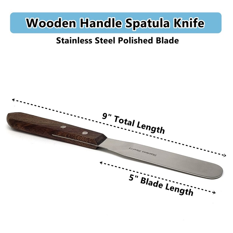 Stainless Steel Icing Spatula - Cake Cream Frosting Filling Spreader 7" - 17.25" gallery