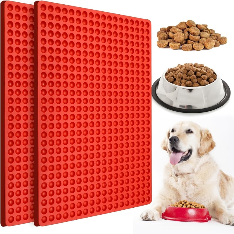 (2 Pack) 468-Cavity Mini round Silicone Mold/Chocolate Drops Mold/Dog Treats Pan
