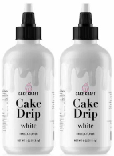 Cake Craft Cake Drip White 2 Pack