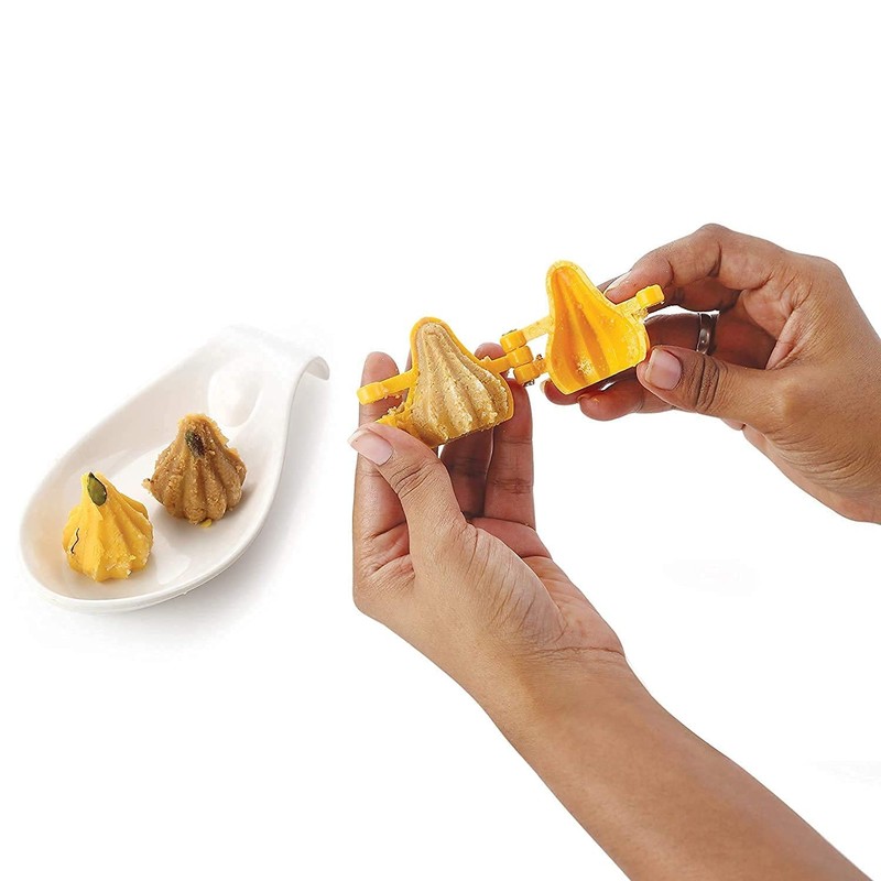 Ganpati Modak Mould/Modak Maker/Modak Sancha of Plastic Choclate Cake Mould S... gallery