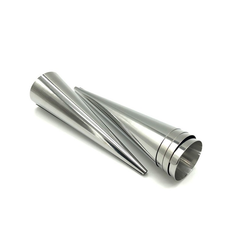 18Pcs Stainless Steel Reusable Croissant Tubes Baking Tool for Home Silver gallery