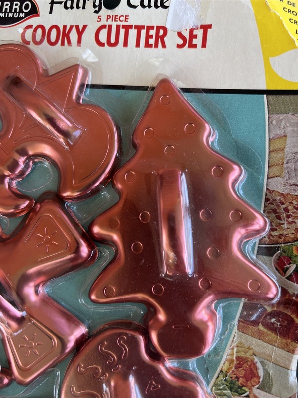 NIP NOS 5 pc set Mirro Cooky Cutters, Fairy Tale, Crown, Lion, Cookie Cutters gallery