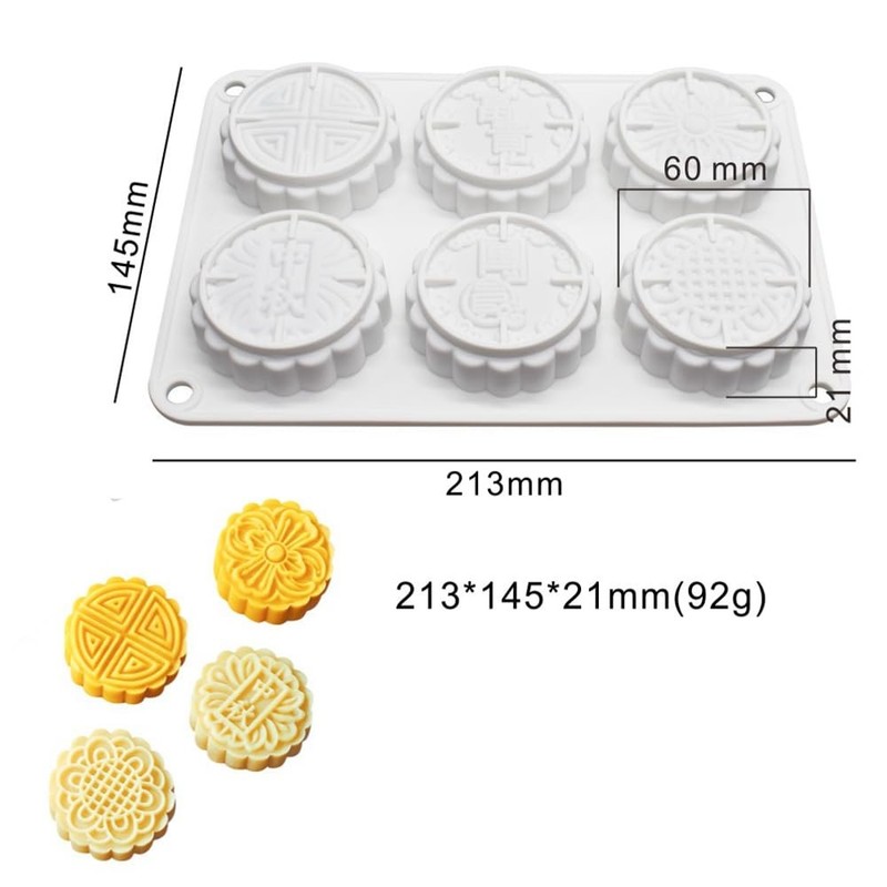 6 Flower Silicone Cake Mold Handmake DIY Bread Mould Silicone Moulds For Cake... gallery