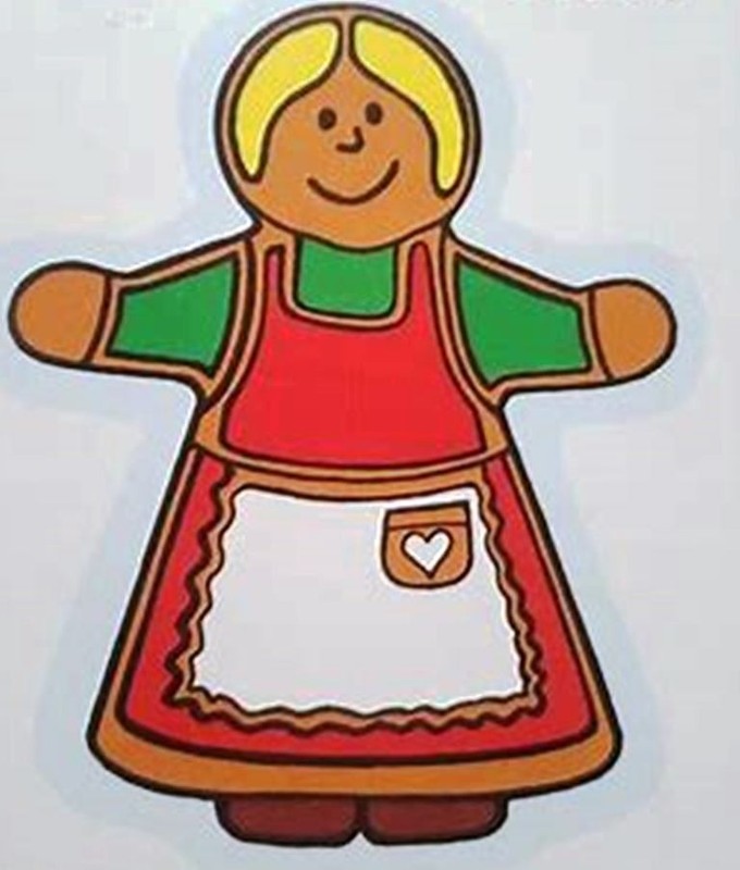 COOKIE CUTTER Girl or Angel 3-1/8" stainless steel Fox Run gingerbread girl gallery