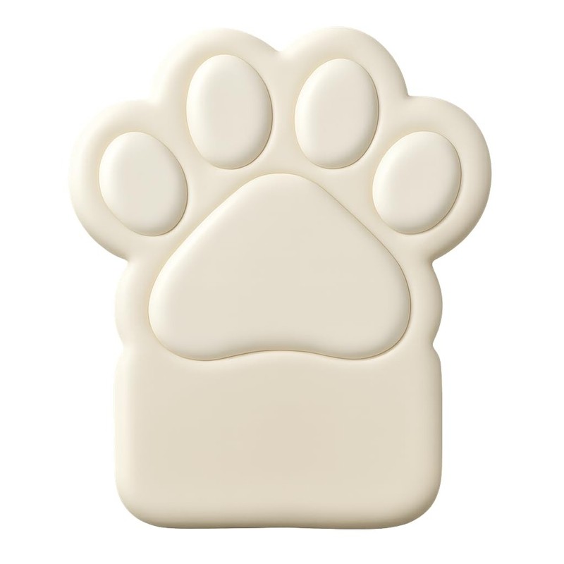 Paw Print Gotcha Day Cookie Cutter & Stamp, Fondant & Clay - 4x3.2 gallery