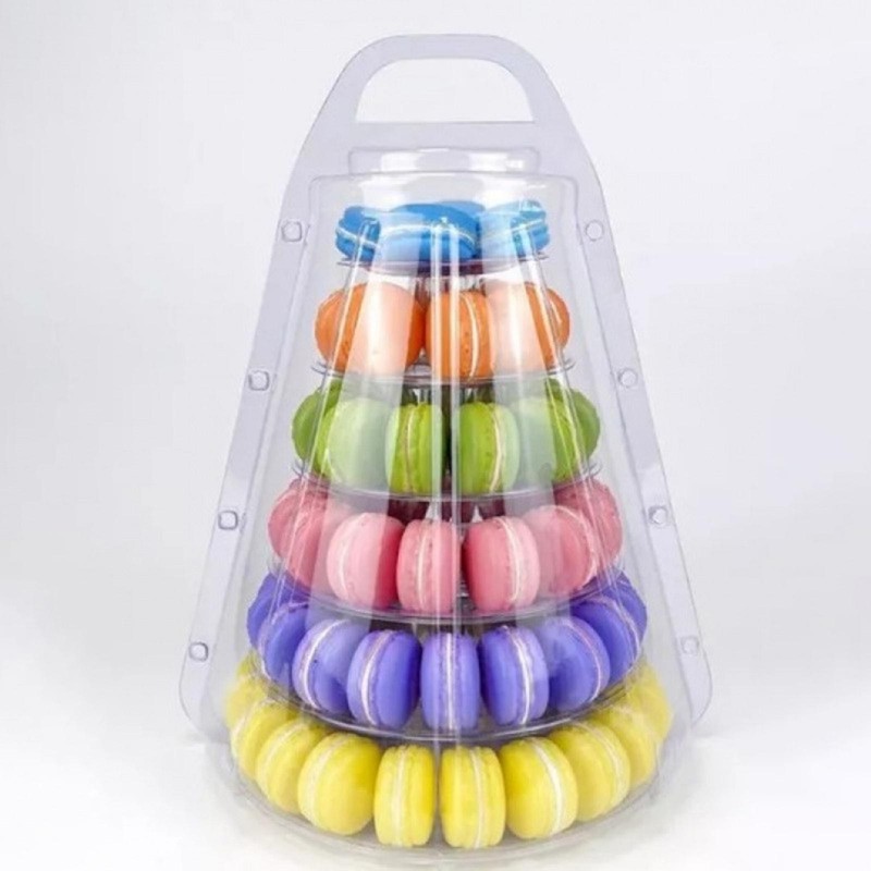 Macaron Tower Stand Cake Stand Platter Clear Food Serving Stands Serving Tray gallery