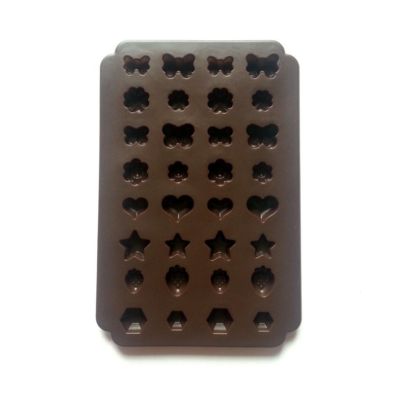 🍪(2 pcs) Daiso Japan Silicone Mini Chocolate Jello Mold Cookie Baking Ice Candy gallery