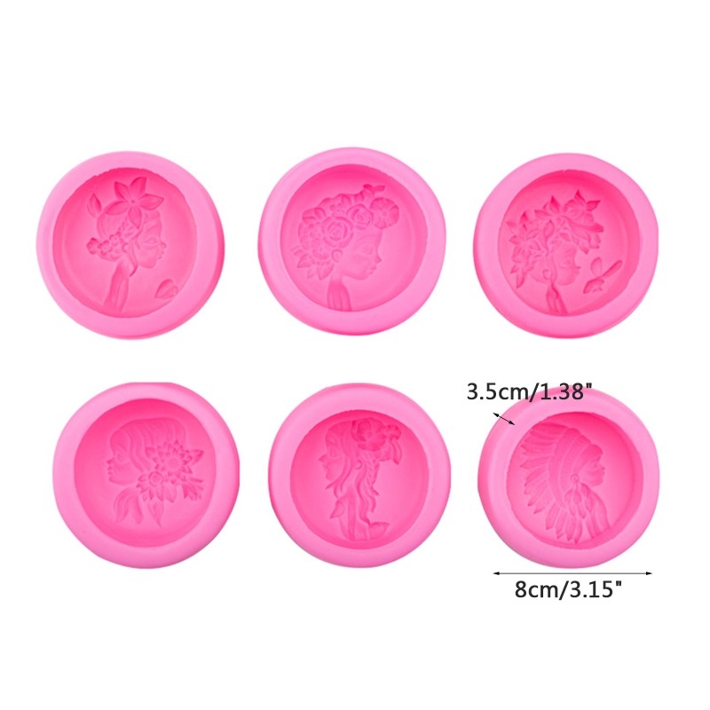3D Fondant Mold Little Girl Shaped Chocolate Mold Professional Baking Tools gallery