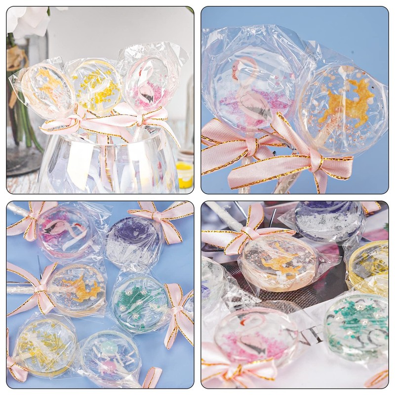 Large Lollipop Mold, 6 Cavity Silicone Lollipop Molds, Sucker Molds Hard Cand gallery