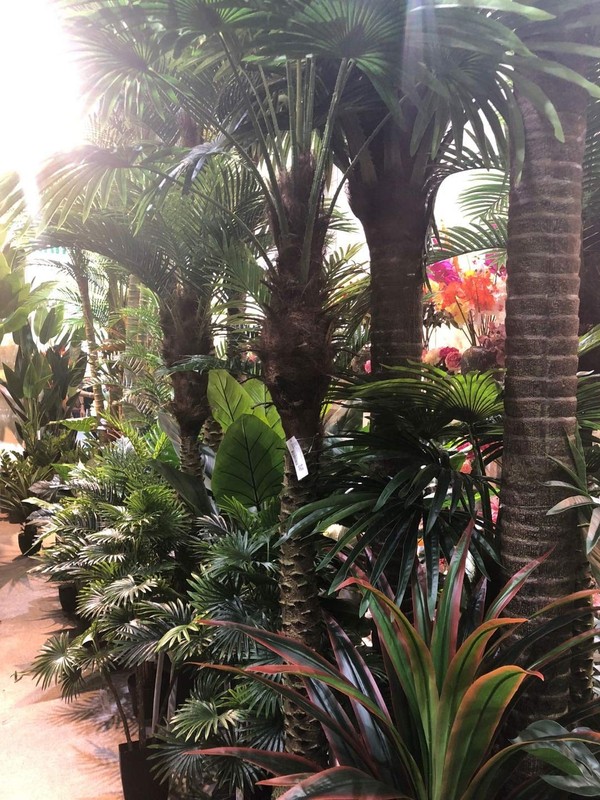 Amerique Am3613Ofwh25Ft Unique And Gorgeous Orchid Artificial Silk Flower Plant gallery
