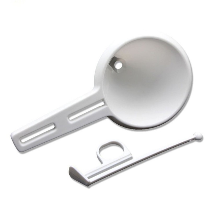 Chocolate Decorating Funnel Dispenser White Easy to Use Baking Accessory gallery