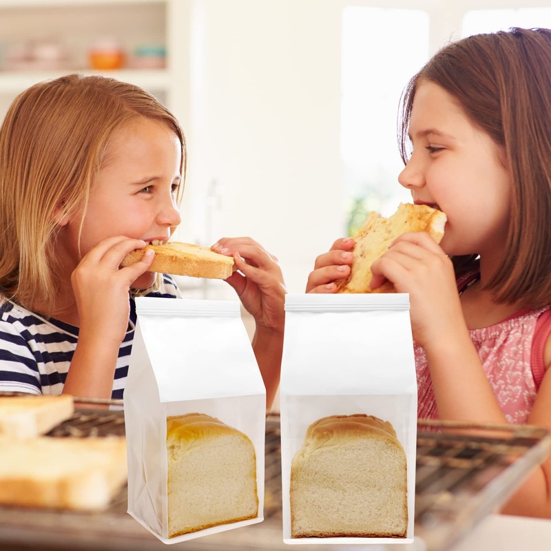 Bakery Bags with Window Large Cookie Bags for Packaging 200Pcs 5.1x4.3x11 Inc... gallery