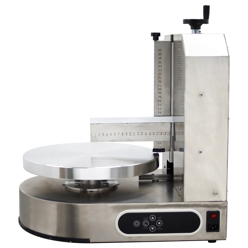 6-14inch Cake Cream Spreading Coating Smearing Machine Stainless 60-320RPM 110V gallery