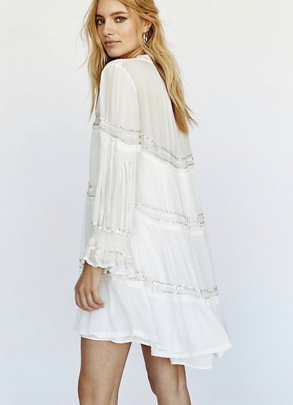 New Free People Solstice Mini Dress $300 sz XS gallery