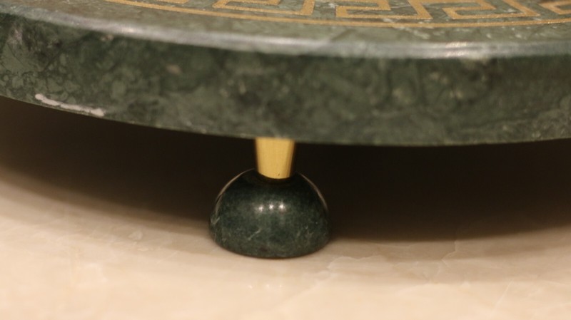 versace medusa green Marble Stone Serving Platter Cheese Cake with 3 coster gallery