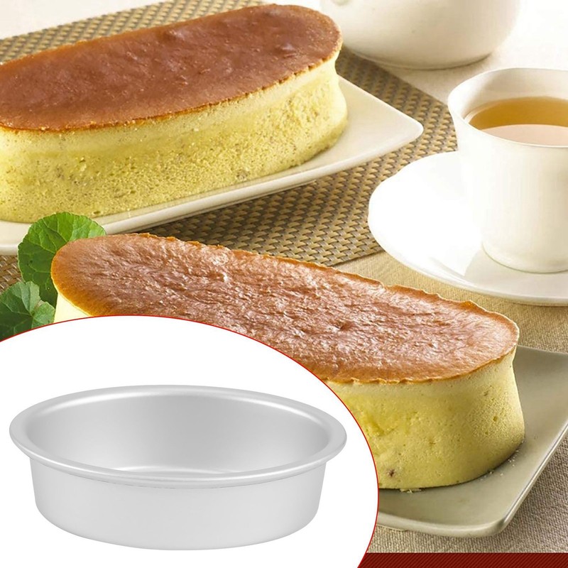10Pcs Oval Egg Shape Aluminium Alloy Metal Cheese Pan Cake Mold Bread3165 gallery