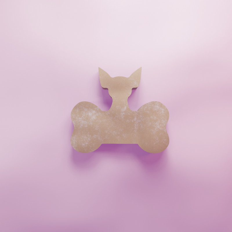 Chihuahua Dog Bone Cookie Cutter gallery