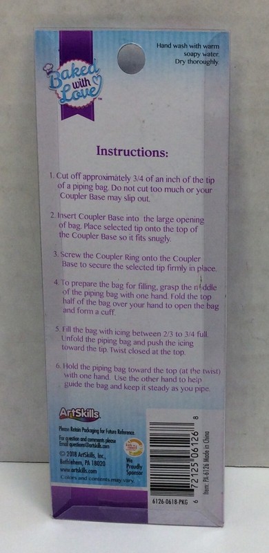 Baked With Love Flowers & Borders, Letters & Filler, 7 Tips, Free Shipping gallery