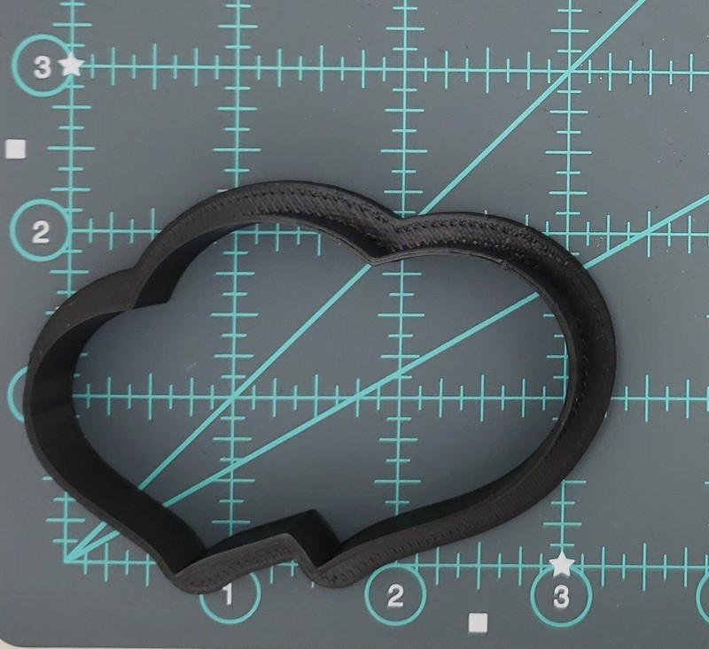 New Double Heart Shape Plastic Cookie Cutter Valentines Day Love Clay Fondant 3" gallery