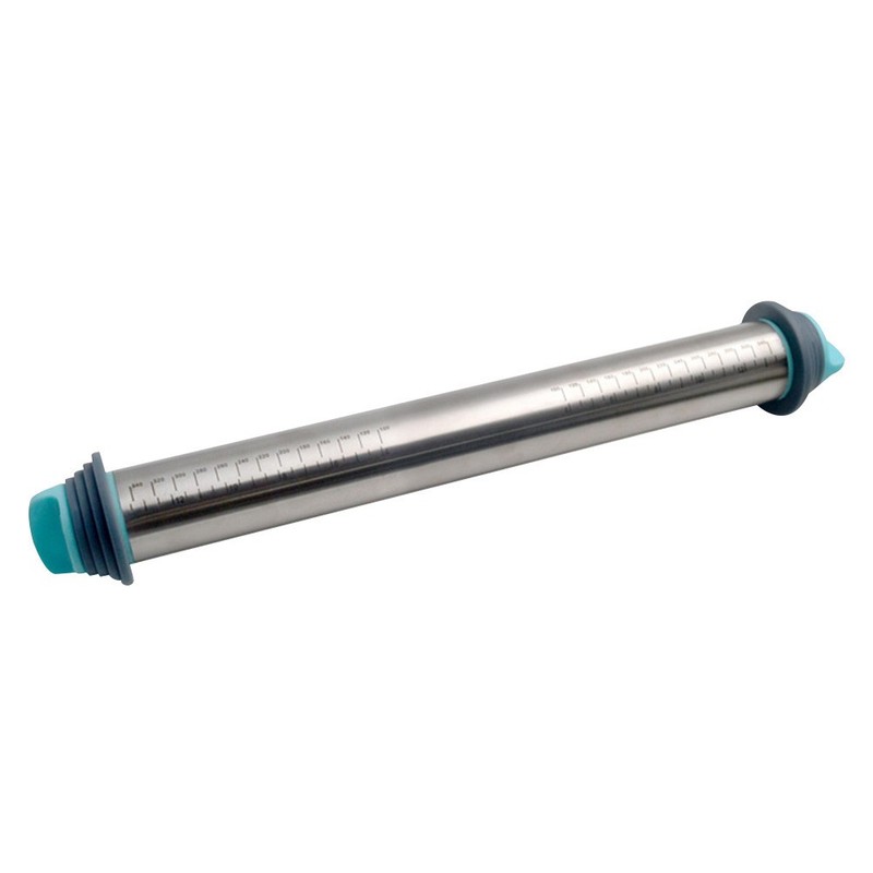 Pastry Tools Pizza Roller Pin Cookie with Thickness Measuring Rolling