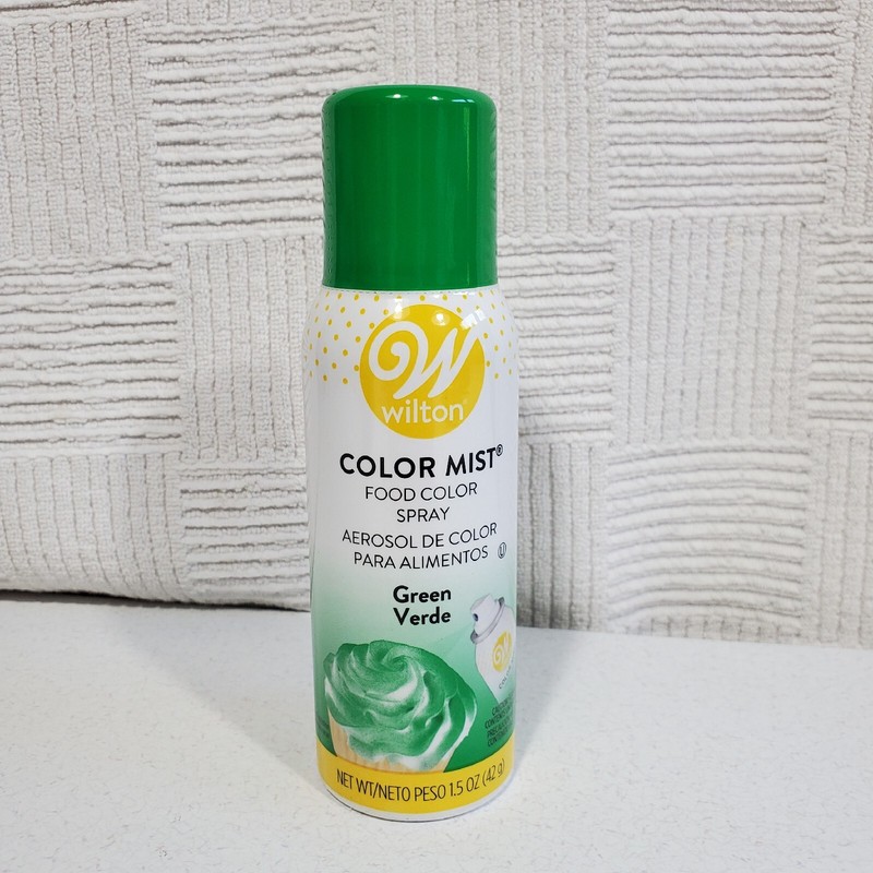 Wilton 1.5 Oz Edible Green Color Mist Food Color Spray #710-5503 New Can