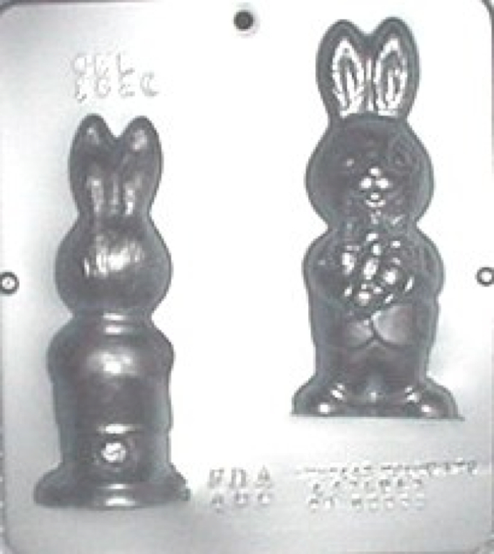 6" Boy Bunny Assembly Chocolate Candy Mold Easter 1820 NEW gallery