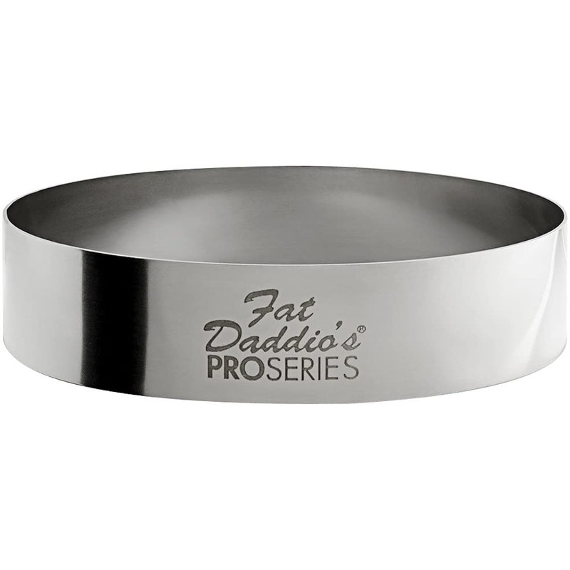 Fat Daddio's Stainless Steel Round Cake & Pastry Ring, 6 x 2 Inch gallery