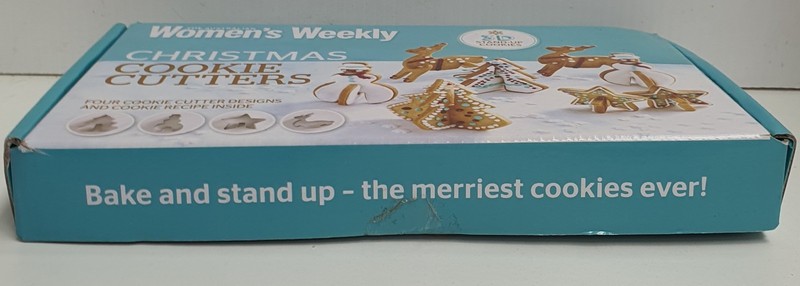 The Australian Women's Weekly Christmas Cookie Cutters 3D Stand Up Cookies MIB gallery