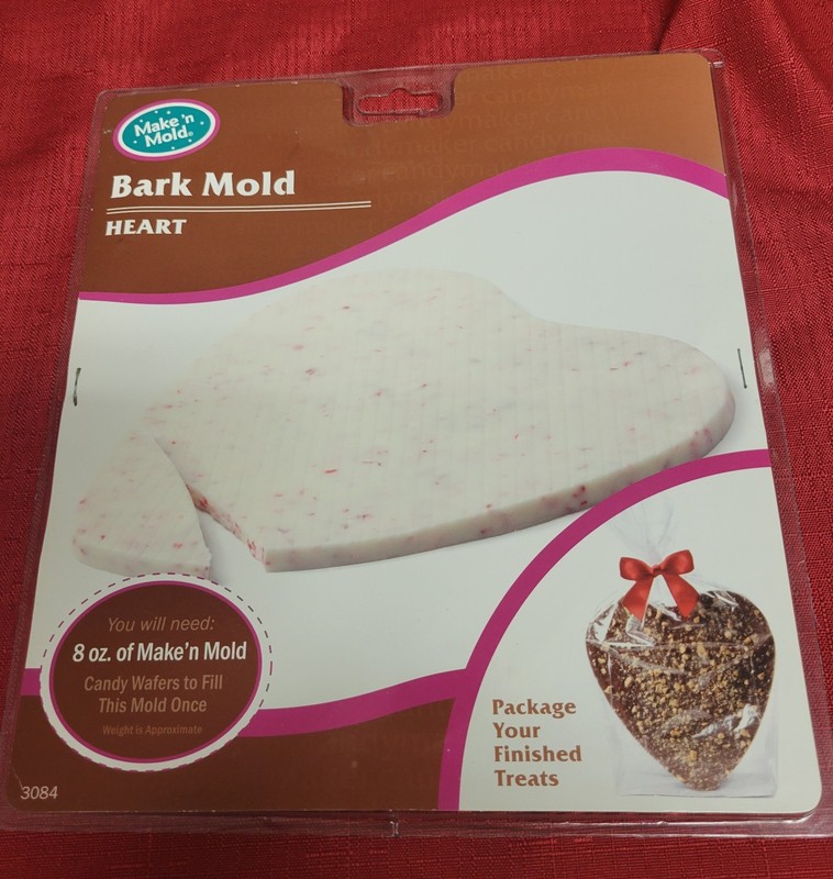 Make ‘n Mold Bark Mold Heart Candy Mold 3084