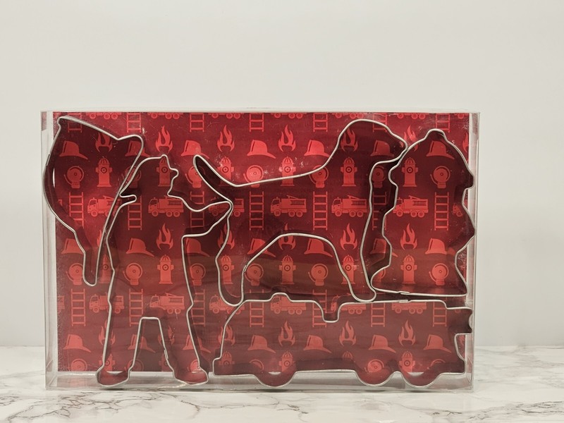 Fire Fighter 5pc Cookie Cutter Set