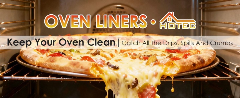 3 Pack Heavy Duty Oven Liners for Bottom of Oven, 17"x25" Large Heat Resistant gallery