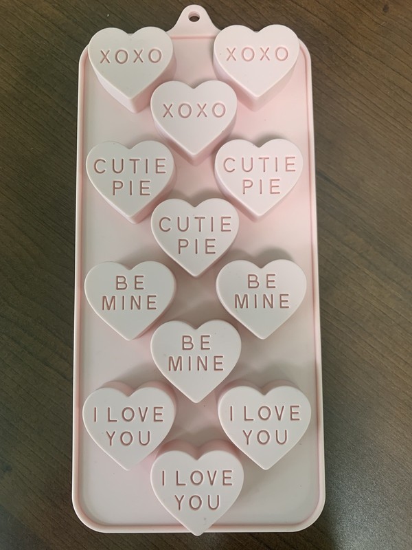 Heart Silicone Mold for Candy, Chocolate, Jell-O