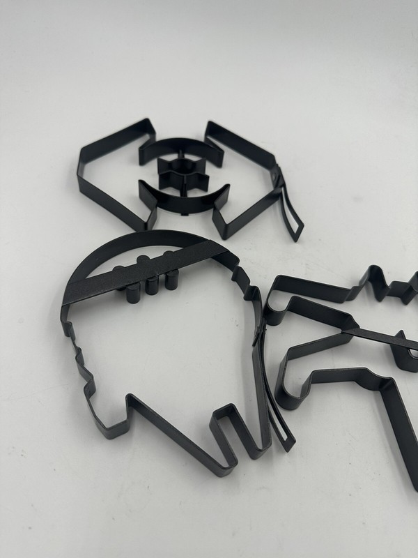 Star Wars Pancake Cookie Metal Molds 3 Millennium Falcon, Tie Fighter, X-wing gallery