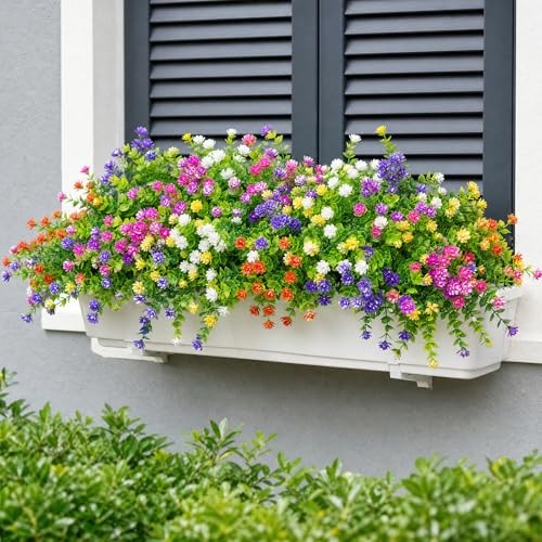 Pcs Artificial Flowers for 12 Mix1(purple+red+pink+white+yellow+fuchsia) gallery