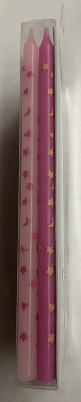 New 16 Pink Birthday Candles Hearts Moon Stars Flowers Meri Meri gallery