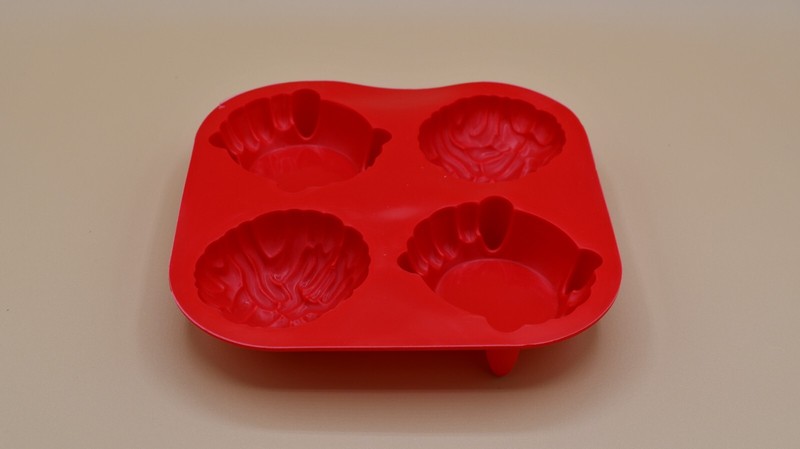 Brain and Scary Fang Scary Halloween Silicone Chocolate Candy mold 2pk Mould DIY