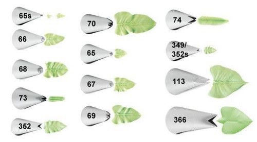 Wilton Leaf Decorating Tips Tip Assorted Cake Icing 65 65s 67 70 113 352 or 366