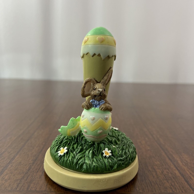 Brown Bag Cookie Press Stamp Easter Bunny Rabbit Ceramic Mold 1997Easter Egg #22