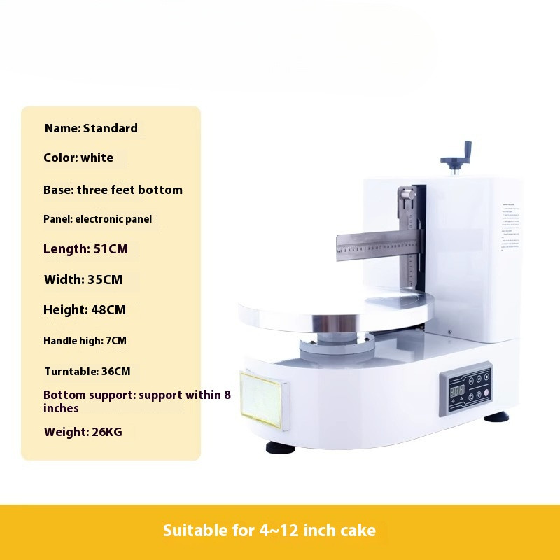 Round Cake Cream Coating Filling Machine Birthday Cake Spreading Machine