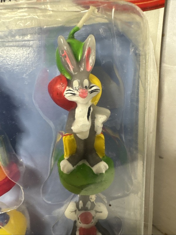 Vintage 1994 Wilton Looney Tunes Bugs Bunny Birthday Candle Cake Decoration gallery