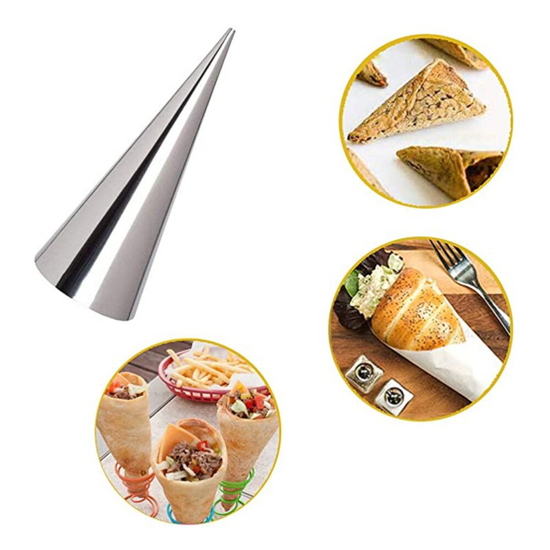 16 Pcs Mini Cake Mold Premium Baking Tools Conical Tube Molds Miss gallery