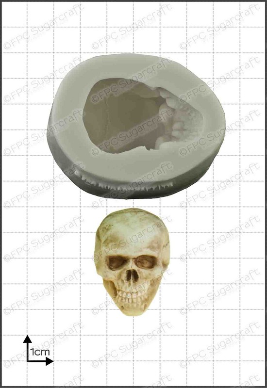 Silicone mould 3D Skull Food Use FPC Sugarcraft