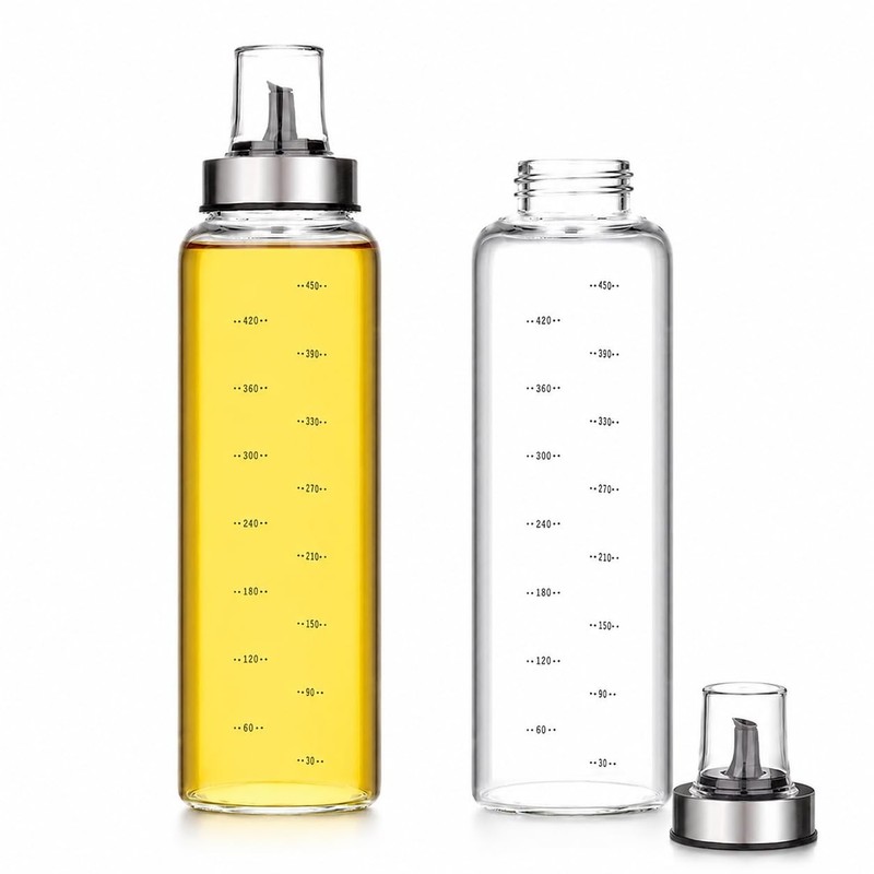 2PCS Honey Dispenser No Drip, 17 OZ Glass Honey Dispenser Pot Jar for Coffee …
