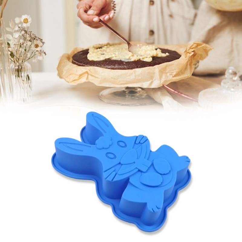 Creative Rabbit Shape Silicone Mold For Cupcakes Cookie Homemade Desserts gallery