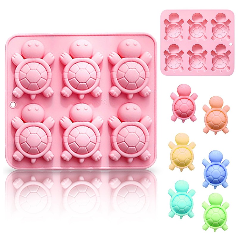 Turtle Mold, Sea Turtle Silicone Mold, Cute Turtle Shaped Silicone Ice Cube T…