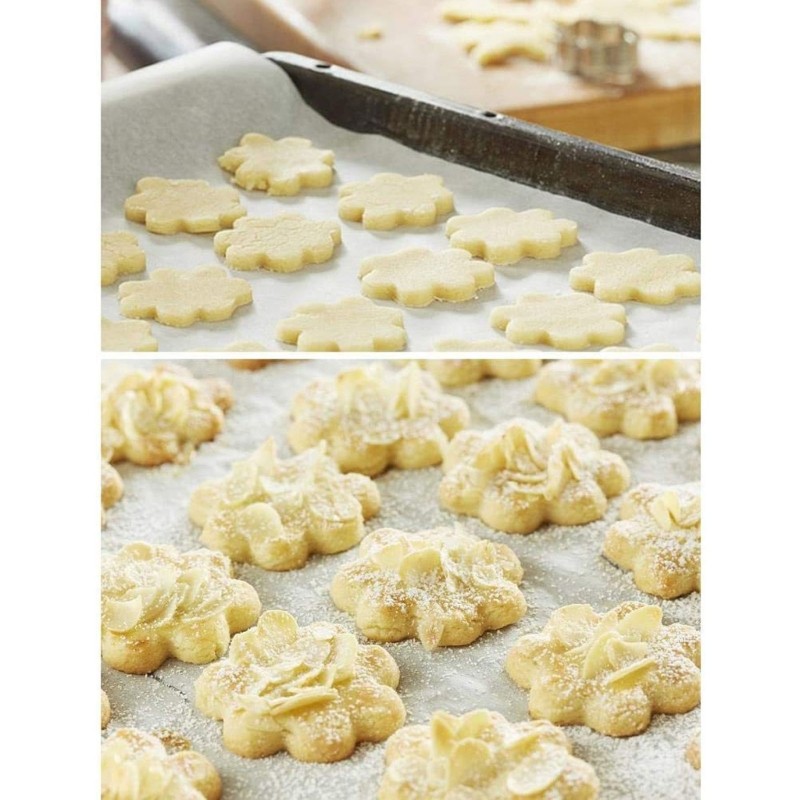 Stainless Steel Mini Cookie Cutters Set Of 12 Flower Shape Home Baking Supplies gallery