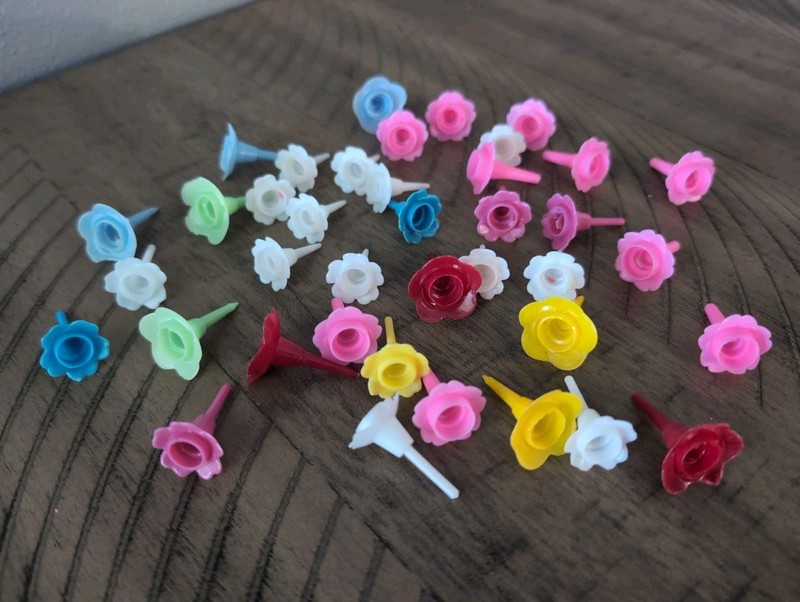 Set of 40 Vintage Birthday Cake Candle Holders
